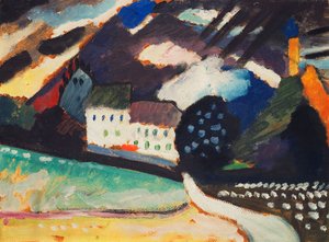 Castillo de Murnau y la Iglesia II de Wassily Kandinsky