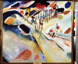 Paisaje. Pintura de Vassily Kandinsky
