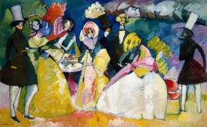 Sociedad de crinolinas. 1909