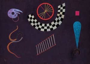 Cinta con cuadrados, por Wassily Kandinsky (1866-1944) de Wassily Kandinsky