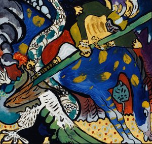 San Jorge I, 1911 de Wassily Kandinsky