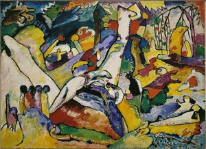 Boceto para Composición II, 1909-1910 de Wassily Kandinsky
