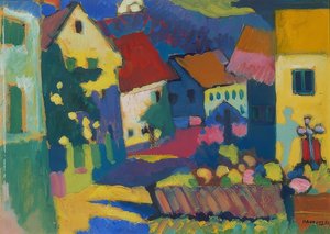 Calle en Murnau. Alrededor de 1909-14