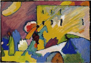 Estudio para Improvisación 3, 1909 de Wassily Kandinsky