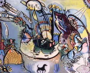 El puerto, 1916 de Wassily Kandinsky