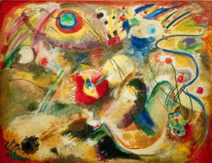 Imagen sin título (Diluvio) de Wassily Kandinsky