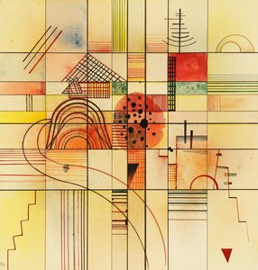 Rectángulos variados de Wassily Kandinsky