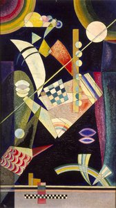 "Dureza afilada" Peinture de Vassily Kandinsky (ou Wassily Kandinski ou Kandinskij de Wassily & Marc Franz (1880 1916) Kandinsky