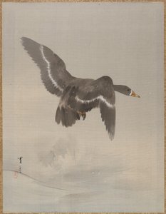 Ganso Volador, ca. 1887 de Watanabe Seitei
