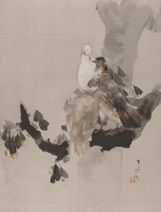 Palomas en un árbol