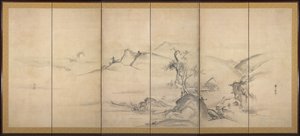 Eight Views of the Xiao and Xiang Rivers de Watanabe Shiko