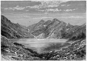 El lago de los peces, Suiza, 1879 de Weber
