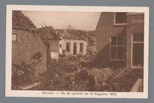 Borculo -- Después del ciclón del 10 de agosto de 1925