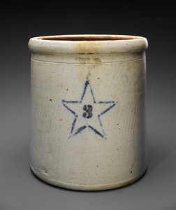 Cántaro de tres galones, c. 1909-1915 de Weller and Wagner Co. Newton