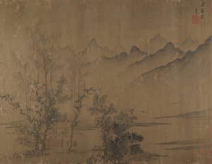 Atardecer rosado, siglo XVI de Wen Tong