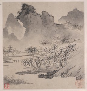 Ocho canciones de los ríos Xiao y Xiang de Wen Zhengming