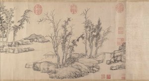 Retiro de Verano en el Bosque Oriental de Wen Zhengming