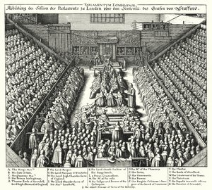 Juicio de Thomas Wentworth de Wenceslaus (after) Hollar
