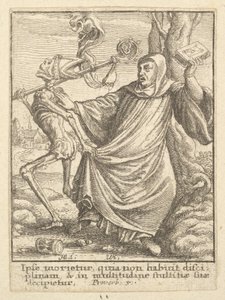 Abad, de la Danza de la Muerte de Wenceslaus Hollar