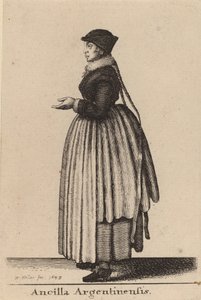 Ancilla Argentinensis, 1643 de Wenceslaus Hollar