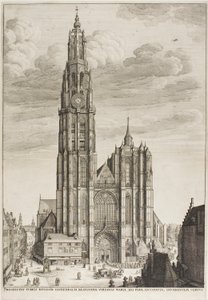Catedral de Amberes de Wenceslaus Hollar