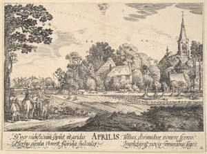 Abril de Wenceslaus Hollar
