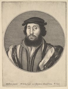 Hombre Barbudo de Wenceslaus Hollar