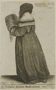 Noble de Brabante de Wenceslaus Hollar