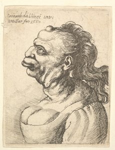 Busto de una mujer con vestido escotado, 1660