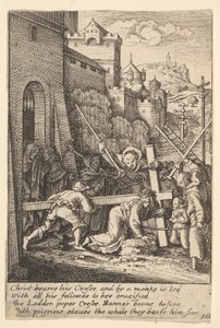 Llevando la cruz, 1625-77 de Wenceslaus Hollar