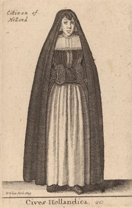 Ciudadanos de Holanda, 1643 de Wenceslaus Hollar