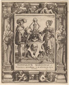 Escudo de armas de la muerte, 1651 de Wenceslaus Hollar