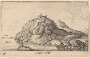 Drachenfels de Wenceslaus Hollar