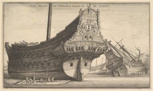 Indiaman holandés de Wenceslaus Hollar