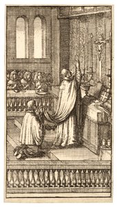 Elevación de la Hostia de Wenceslaus Hollar