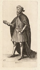 Eq. Hospitaliarius de Wenceslaus Hollar