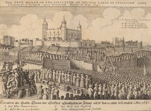 Ejecución de Thomas Wentworth, 1641