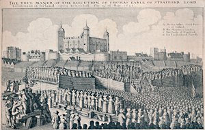 Ejecución del Conde de Strafford, c1641, 1903