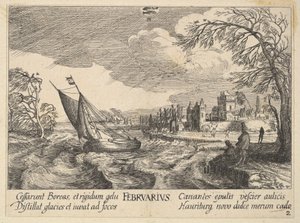 Febrero de Wenceslaus Hollar