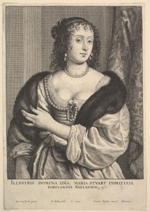 Frances Stuart, Condesa de Portland, 1650 de Wenceslaus Hollar