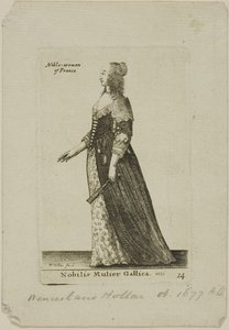 Noble francesa de Wenceslaus Hollar