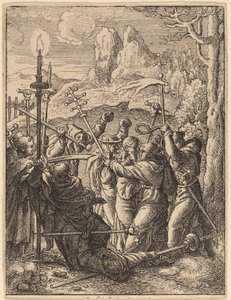 Jesús capturado de Wenceslaus Hollar