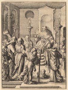 Jesús ante Anás de Wenceslaus Hollar