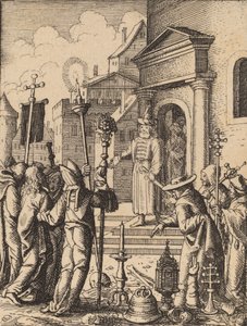 Jesús ante Pilato de Wenceslaus Hollar