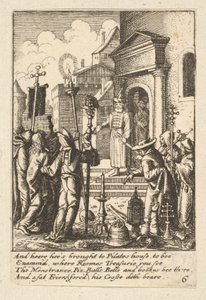 Jesús ante Pilato, 1625-77 de Wenceslaus Hollar