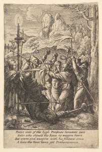 Jesús tomado, 1625-77 de Wenceslaus Hollar