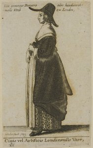Esposa de Londres de Wenceslaus Hollar