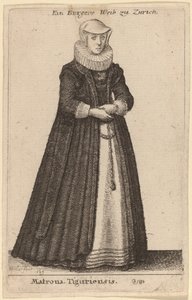 Matrona Tiguriensis de Wenceslaus Hollar