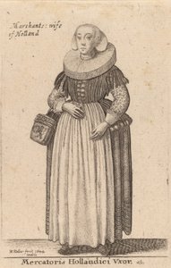 Mercatoris Hollandici Vxor, 1644 de Wenceslaus Hollar