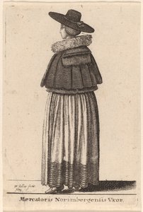 Mercatoris Norimbergensis Vxor de Wenceslaus Hollar